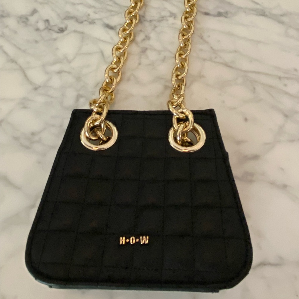 House Of Want H.O.W. Black mini handbag